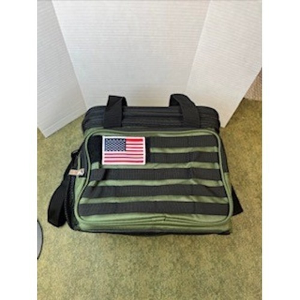 Lifewit Insulated Lunch Bag Tactical American Flag Green Molle Bag